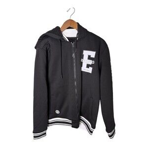 Ecko Unltd. Black Sherpa Lined Full Zip Hoodie Small NWT